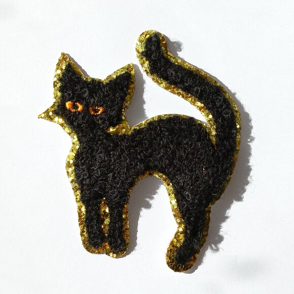 🎯 10 for $10 / Sticker Black Cat - Picture 1 of 4